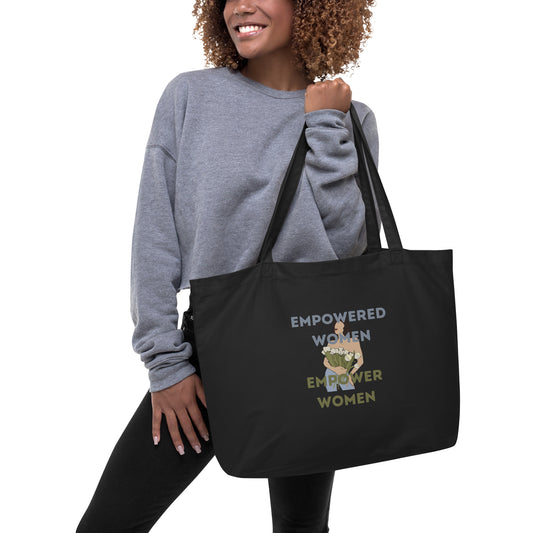 Awareness Large organic tote bag