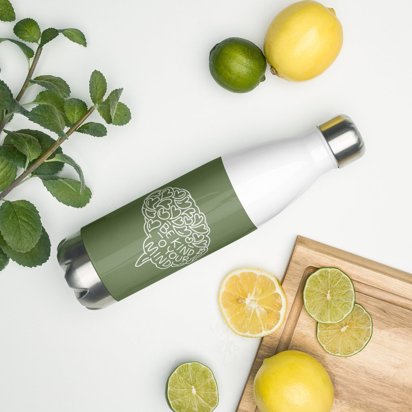 Mental Health Stainless steel water bottle