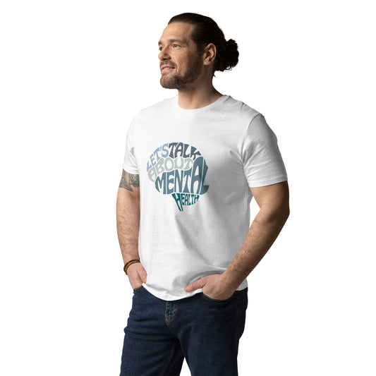 Mental health Unisex organic cotton t-shirt