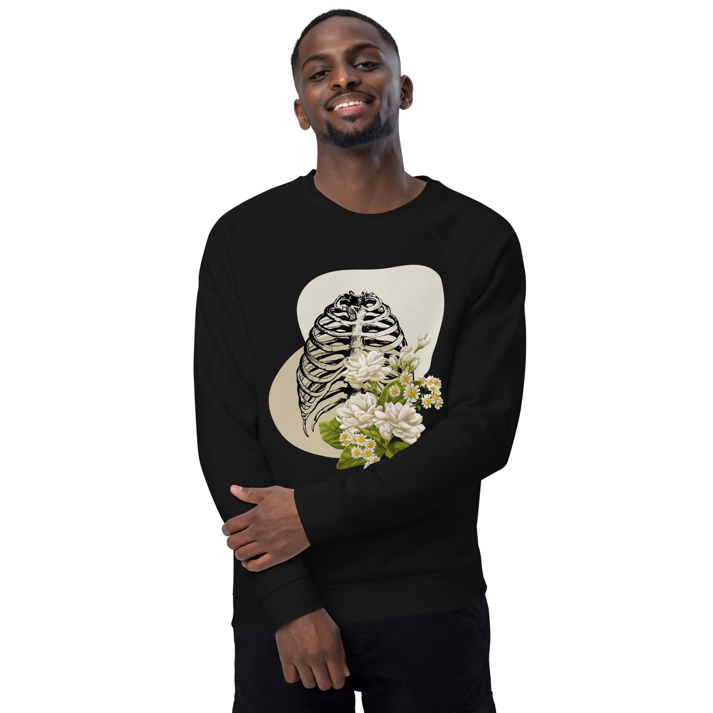 Anatomy Unisex organic raglan sweatshirt