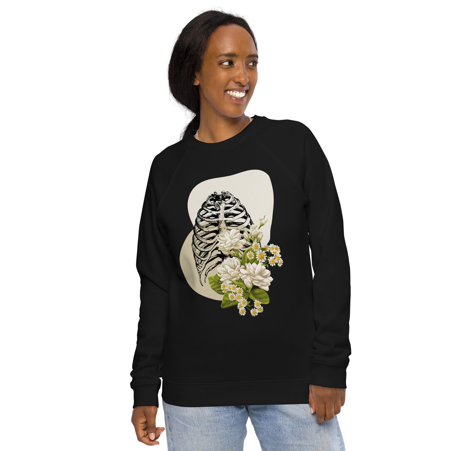 Anatomy Unisex organic raglan sweatshirt