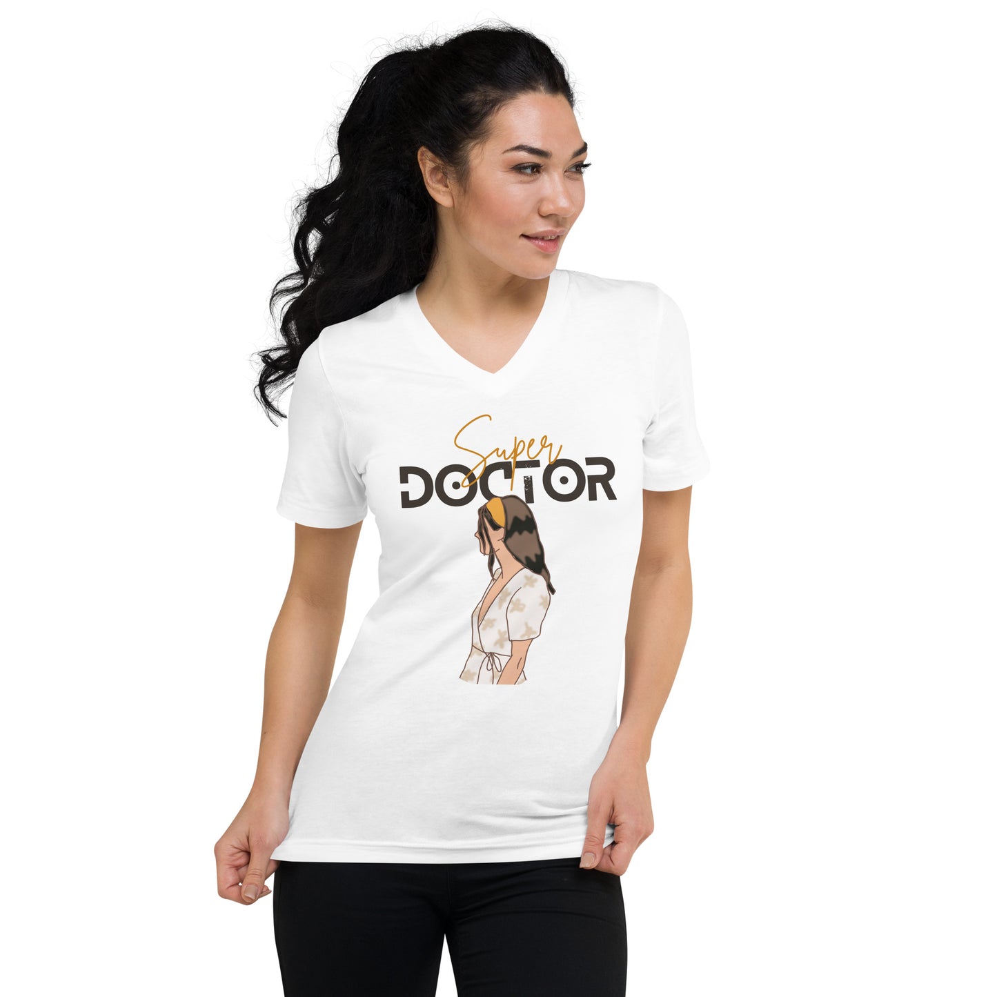 Medicine Women Short Sleeve V-Neck T-Shirt