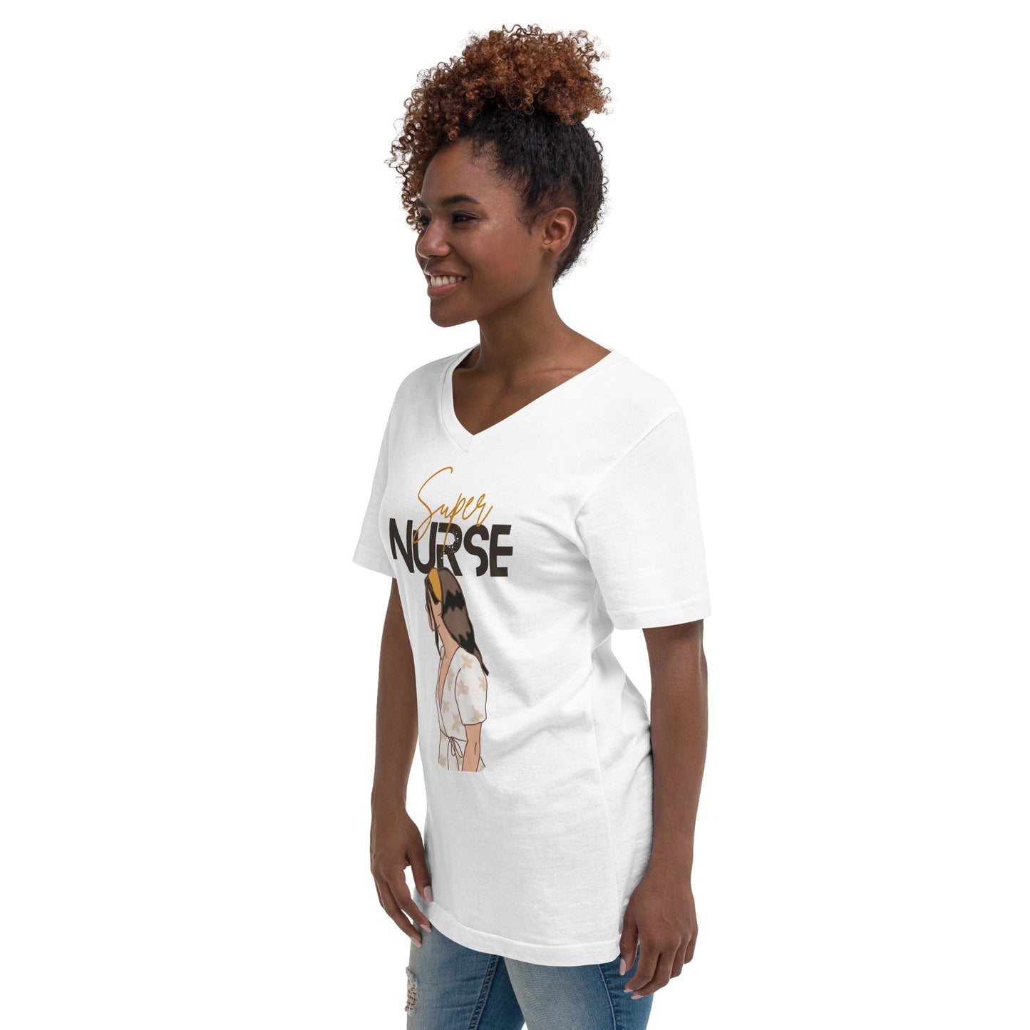 Medicine Women Short Sleeve V-Neck T-Shirt