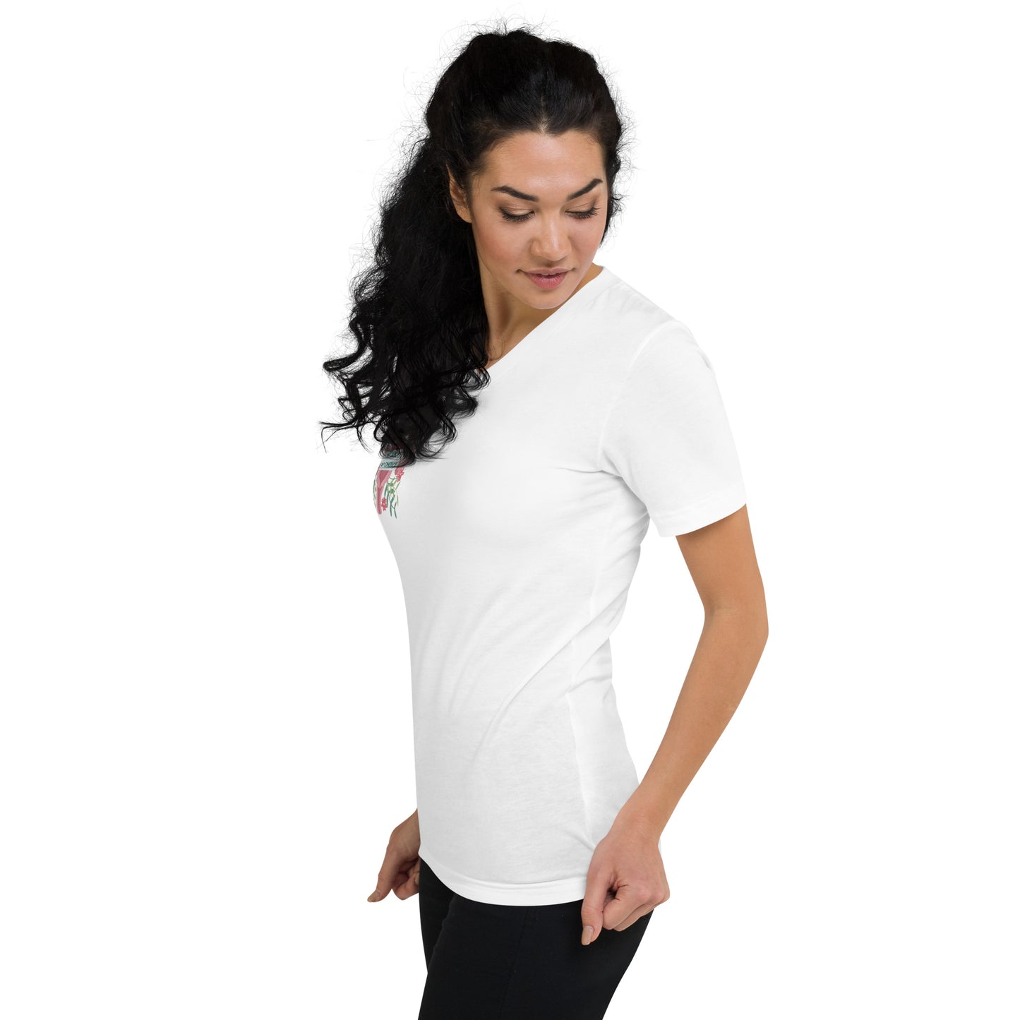 Awareness Unisex Short Sleeve V-Neck T-Shirt